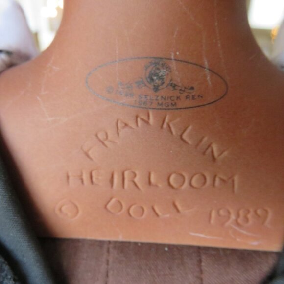 NIB Franklin Mint 1989 Hattie McDaniel Mammy Gone With The Wind Porcelain Doll - Picture 5 of 13